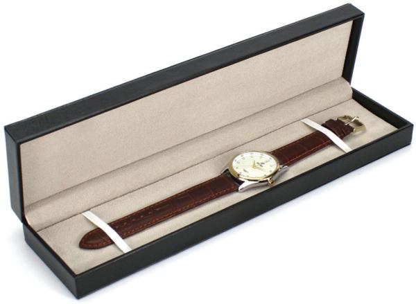 SGS Decorative Custom Leather Gift Box Leather Watch Storage Case Carefully