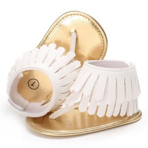 Quality New fashion high quality infant Canvas Tassel First walker PU baby shoes for Boy and Girl wholesale