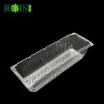 Customized Transparent PET Plastic Cookie Tray Rectangular Light Weight