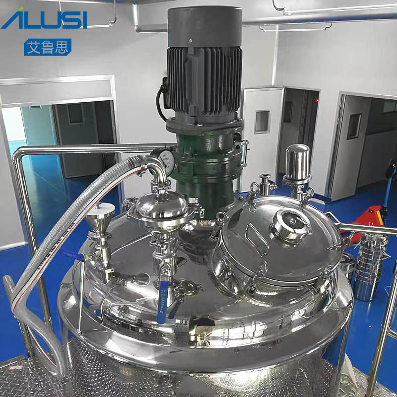 Cosmetic Factory Homogenizer Mixer Face Cream Mixing Machine