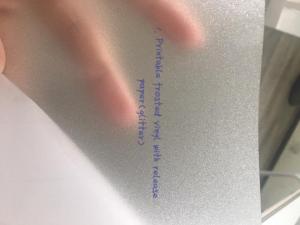 Quality Office Decoration Embossed Frosted Glass sticker Film with removable glue wholesale