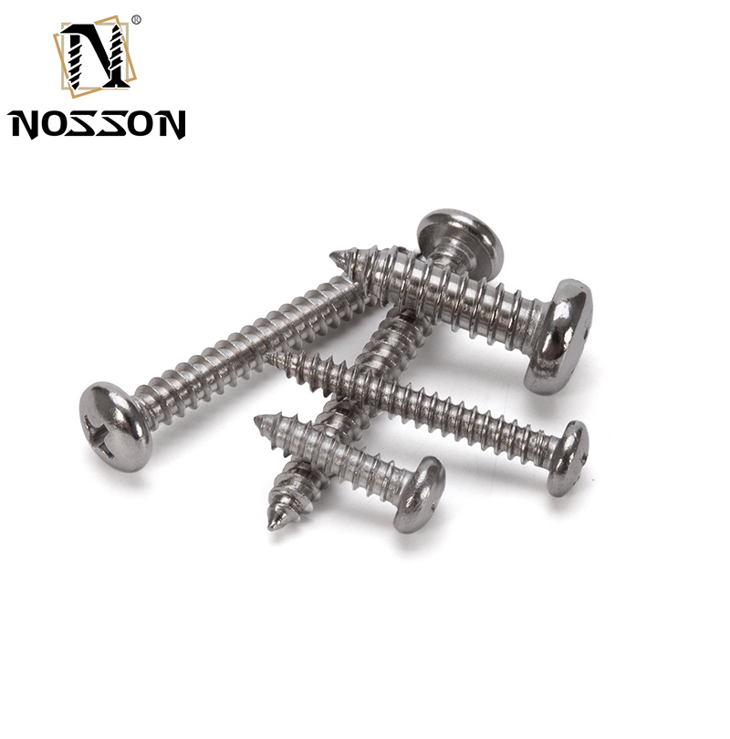 Self Tapping CSK Flat Head Chipboard Wood Screw 304 316 Stainless Steel for Plastic Metal in INCH Measurement System