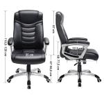 Swivel Ergonomic Leather Executive Chair ODM Ergonomic Executive Office Chair
