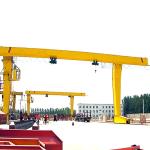 Electric 20t Outdoor Single Girder Gantry Crane Mh Model Iso Certificated
