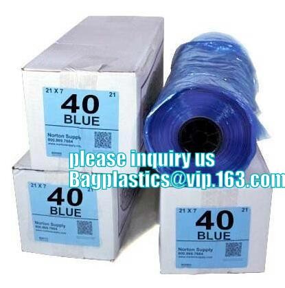 commercial clear pe ldpe poly hotel laundry roll up suit garment packaging dry cleaning cover plastic polythene bag for