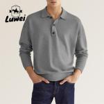 Personalised Adult Cotton Polo T Shirts Collar Business Anti Wrinkle