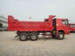HOWO A7 380HP Used Automatic Dump Trucks EURO II Emission Standard
