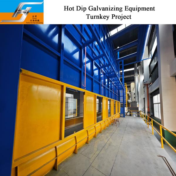 Enclosures On The Furnace Hot Dip Galvanizing Equipment Production Line