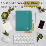 Donau Blue Vertical Layout Weekly Planner With FSC Certified Paper