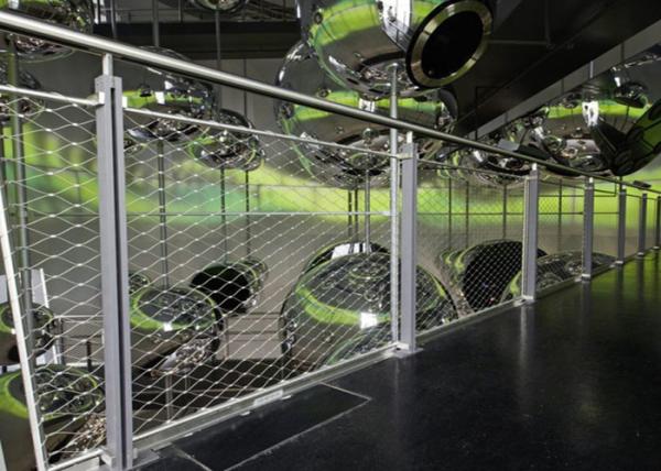 Flexible Decorative Safety Rope Mesh For Balustrade Stainless Steel Ss304 2.0 Mm