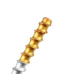 Metope Fastening Steel Bimetal Concrete Anchor Bolt Screw 3/8x4" for Concrete