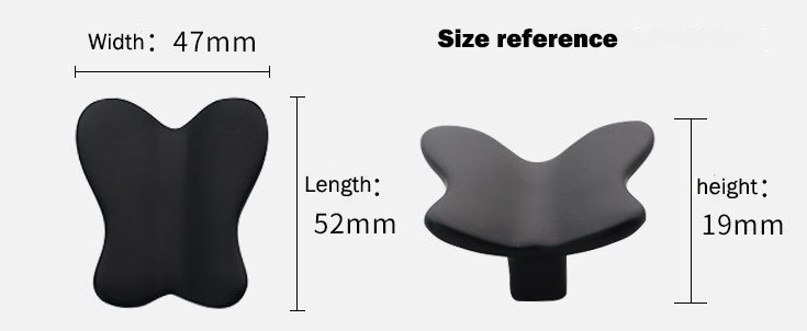 52mm Butterfly Colorful Children Design Zinc Alloy Handle For Kids Room
