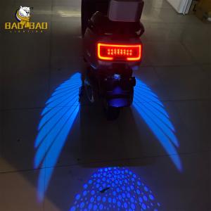 Quality Blue Red White 12V Aluminum Angle Wing Motorcycle LED Exterior Light wholesale