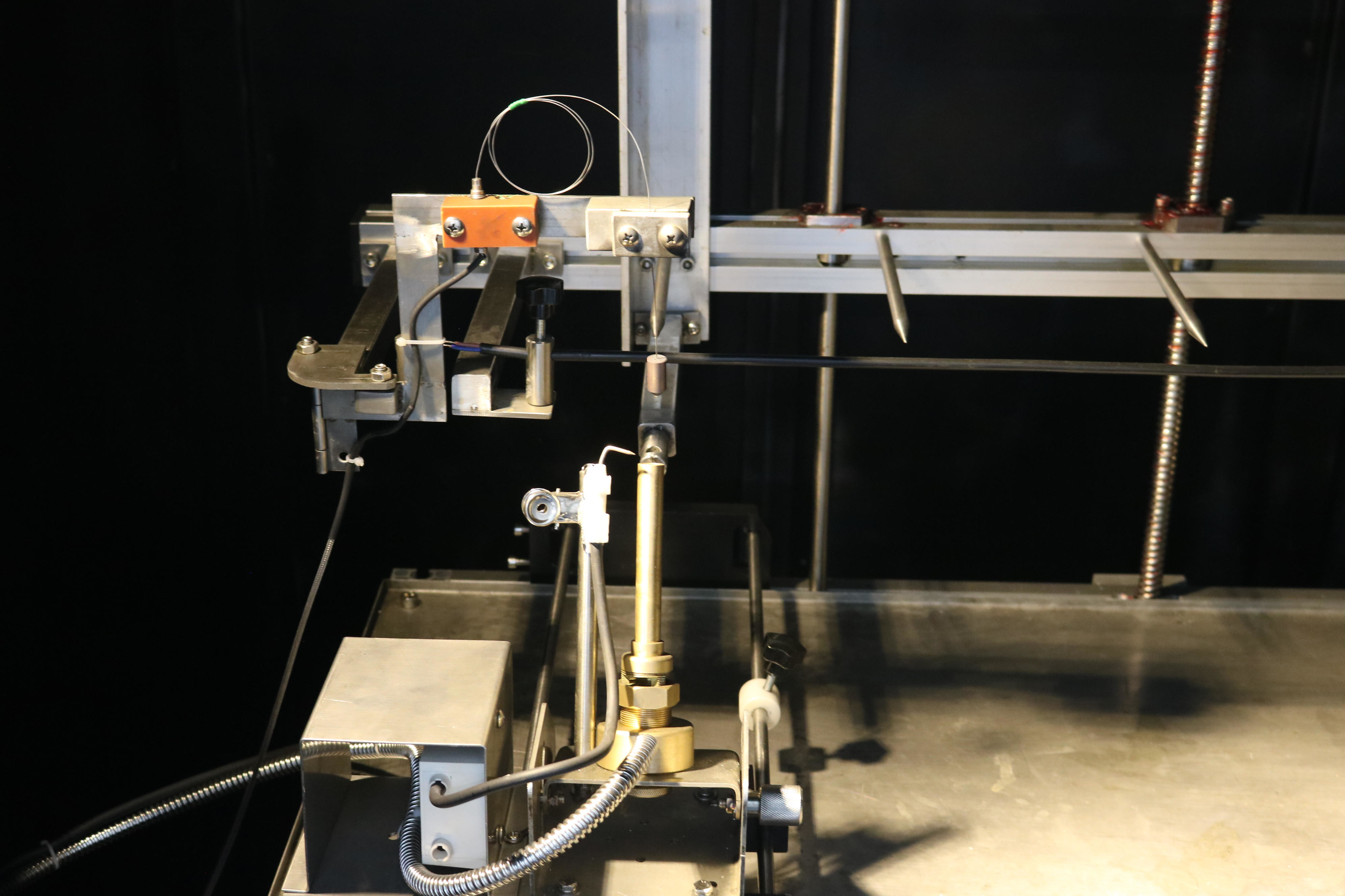 Stainless Steel Flammability Testing Equipment Horizontal Vertical Combustion Tester