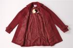 Stockpapa Autumn Winter Ladies Knit Burgundy Longline Blazer