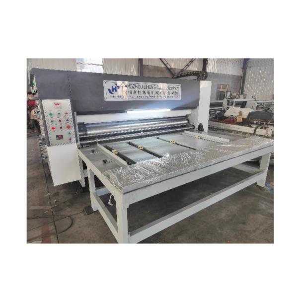 Printing Shops Semi-auto 3 Colors Flexo Ink Carton Pizza Box Slotting Die
