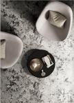 Heat Resistant Light Reddish Brown Marble Look Porcelain Tile
