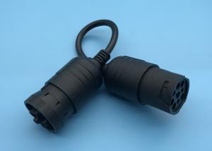 Quality J1708 Deutsch 6 Pin Female to Black Type 1 J1939 Deutsch 9 Pin Male Cable wholesale