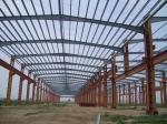 Prefabricated Logistic Structure Steel Warehouse H Beam Wind Resistance