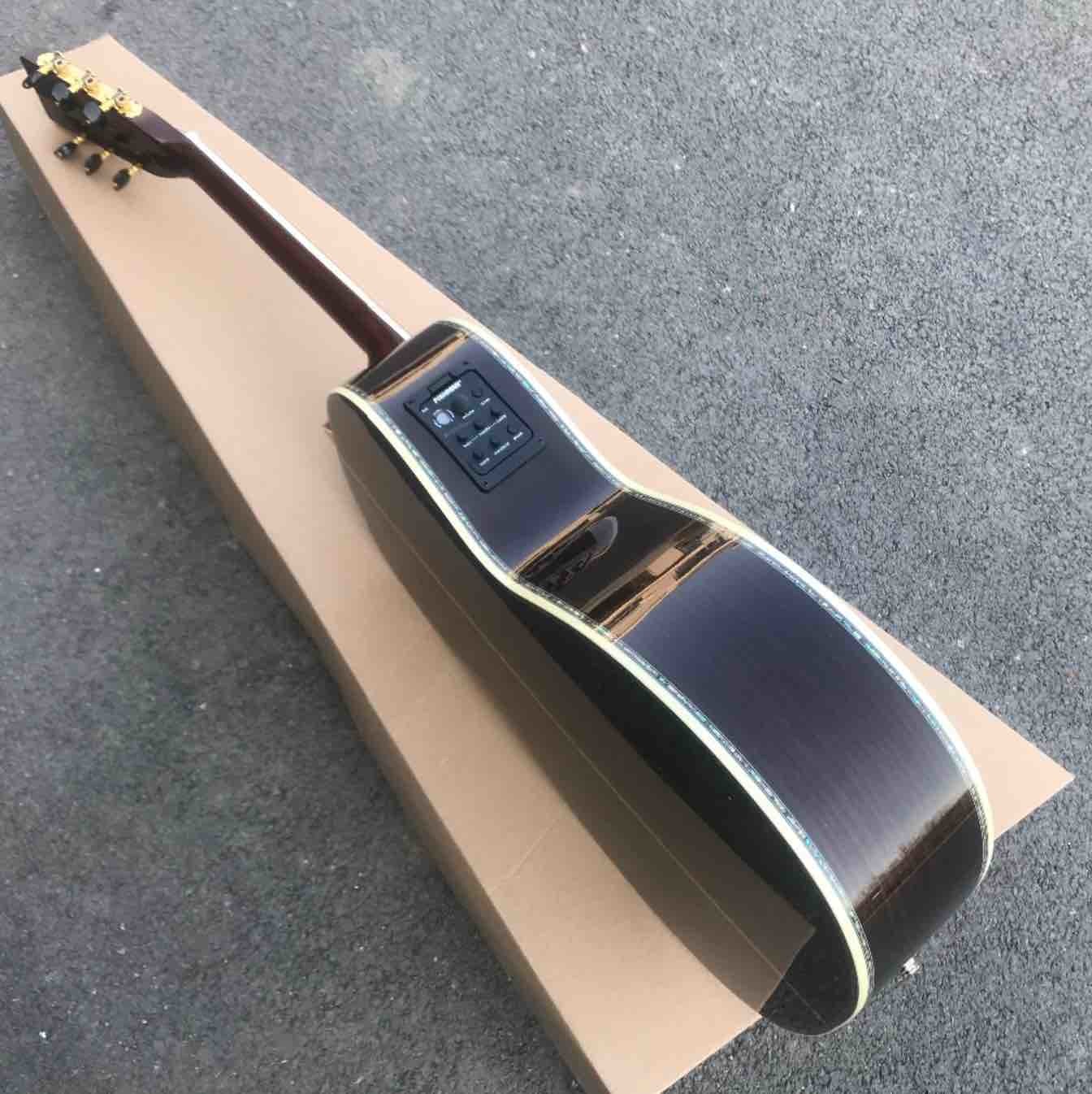 OEM 39 inches custom guitar, OOO size, Acoustic Guitar,Guitarra acustica ,Aablone inalys,solid cedar top