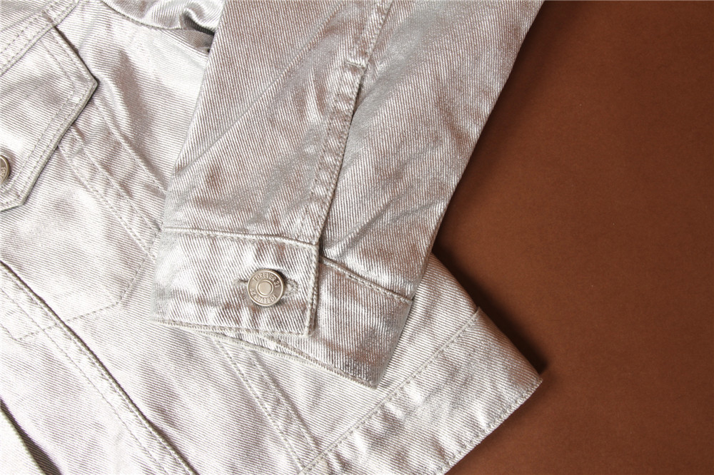 Ladies Denim Jacket, Women's denim jacket , shinny fabric, cheap price