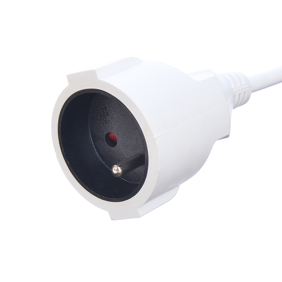 Korea KC Standard 2 Pin Insulation Protection Extension Cord with Earth Grounding Cable Specification H05VV-F/H05RN-F 3x0.75-1.5MM2