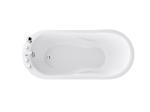 Simple Bath Acrylic Free Standing Bathtub SP1029 1650×760×700mm