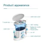 Oralginal 600ml Electric Water Jet Dental Floss 10+ Working Mode