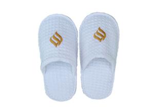 Quality White Waffle Disposable Hotel Slippers Hotel Guest Room Slippers For Adults wholesale