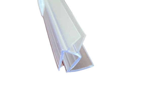 Customized Shape Shower Door Waterproof Strips with Transparent U Channel Design