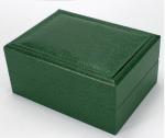 Green Paper Watch Box / Jewelry Wooden Box Packaging Eco-friendly