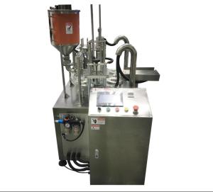 China Automatic Rotary Tomato Chilli Sauce Cup Filling And Sealing Machine on sale