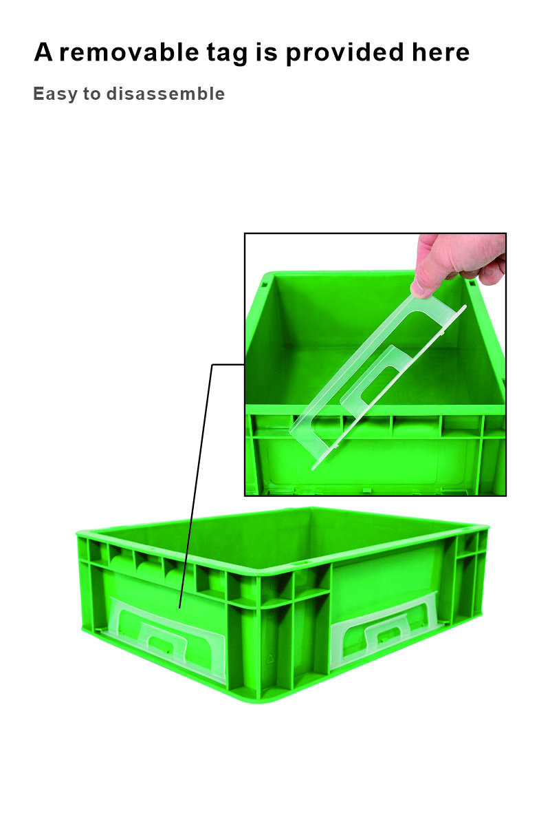 Solid Box Plastic Travel Crate for Space-Saving Poultry Egg Storage