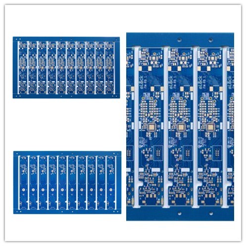 FR4 TG135 Multilayer Quick Turn PCB Boards Blue Solder Mask 3OZ