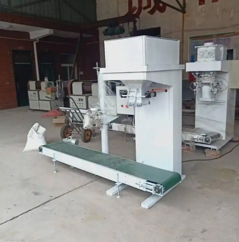 Semi Automatic Rice Packaging Machine 25kg Fertilizer Bagging Machine