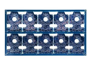 Quality 3mil Electronics Multilayer PCB Board PTEF PI FR4 TG150 Blue Soldermask 175um wholesale