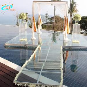 Quality Aluminum Acrylic Glass Mobile Stage Platform For Concert Events wholesale
