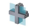 Heat Insulation Aluminium Curtain Wall Profile 0.8-3.0mm Thickness