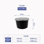 Disposable Microwave Safe PP Injection Restaurant Take Away Container Camping