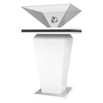 180° 270° 360° 3D Holographic Display Interactive Touch Pyramid Jewelry Kiosk