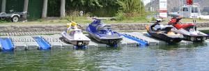 Quality Modular plastic pontoon floating dock used for jet ski wholesale