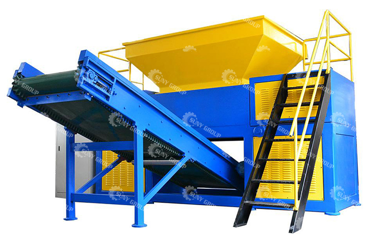 15kW Power Waste Electronic Computer Hardware Shredder for Copper Cable Wire Crushing