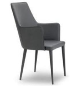 Quality North Europe style PU leather arm chair furniture wholesale