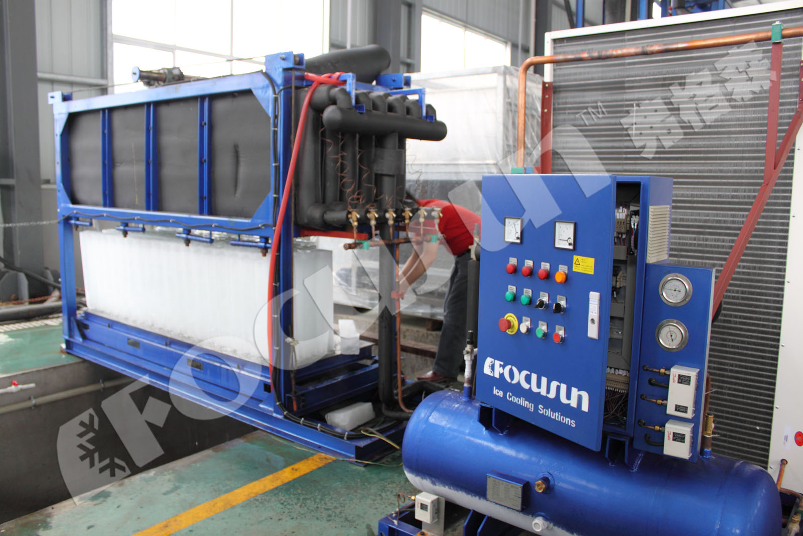 2T Block Ice Machine Directly Sold by Manufacturers with 12 Months After-sales Service