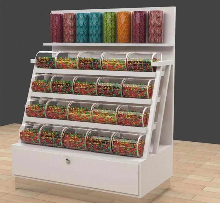 Factory Custom Store Display Rack Candy Display Commercial Candy Display Rack