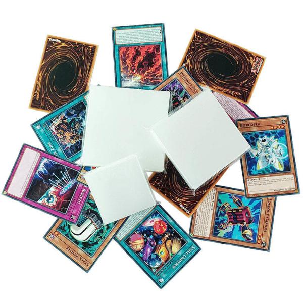 Cheap PP Matte Clear Card Sleeves 73x73mm Square Ideal For Tournaments for sale