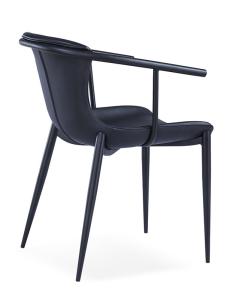 Quality Restaurant 71cm High Back Leather Dining Chairs wholesale
