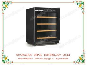 Quality OP-410 Single-Zone Adjustable Thermostat 90L Capacity Mini Red Wine Cooler wholesale