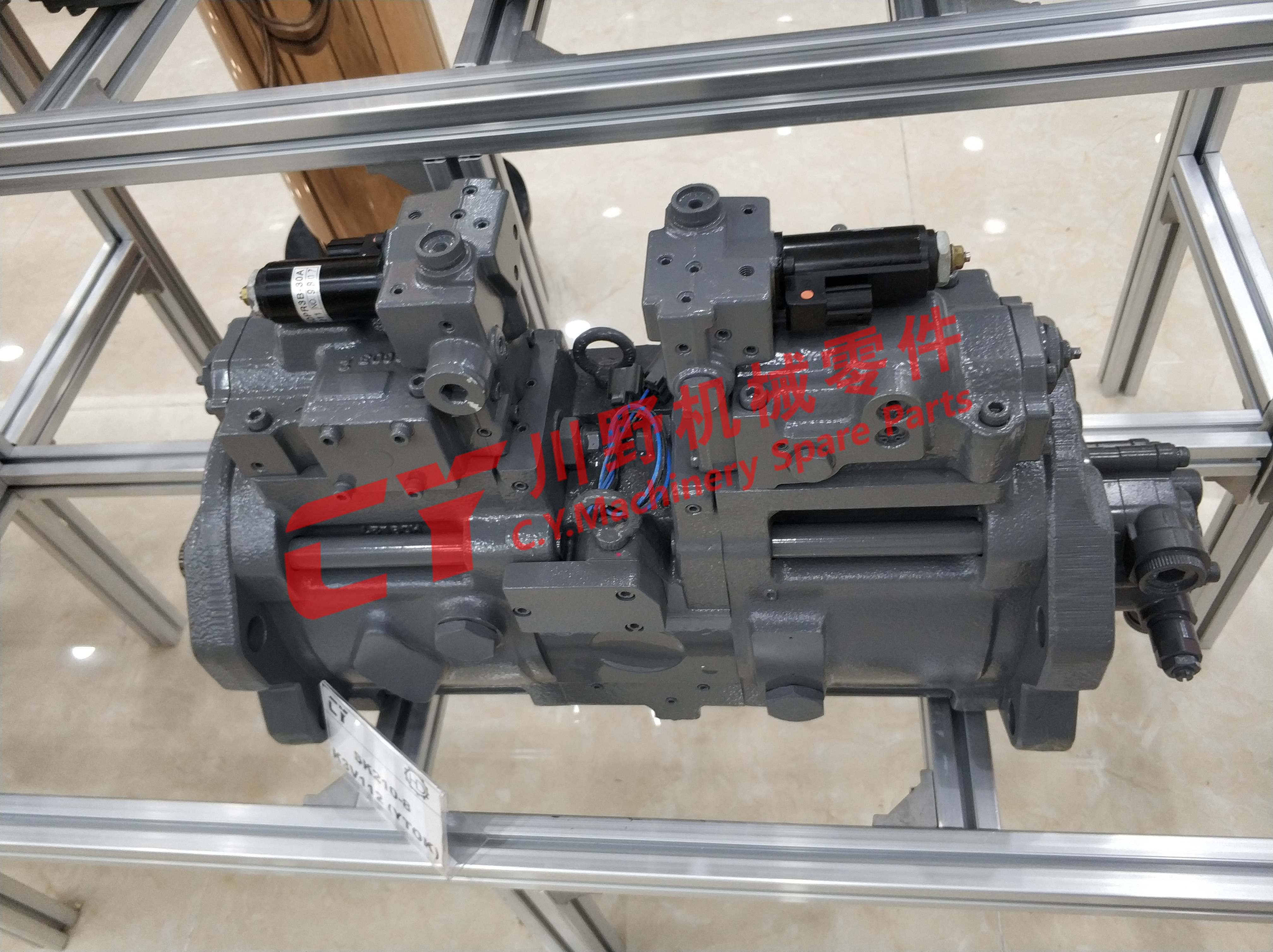 YN10V00036F1 Excavator Hydraulic Pumps H3V112 YTOK K3V112DTP for SK200 SK210 - 8