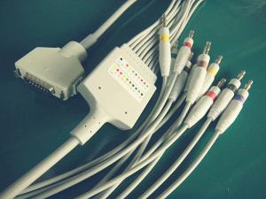 Quality Surgical Plastic 10 Leadwires EKG ECG Cable ISO13485 Fukuda Denshi wholesale